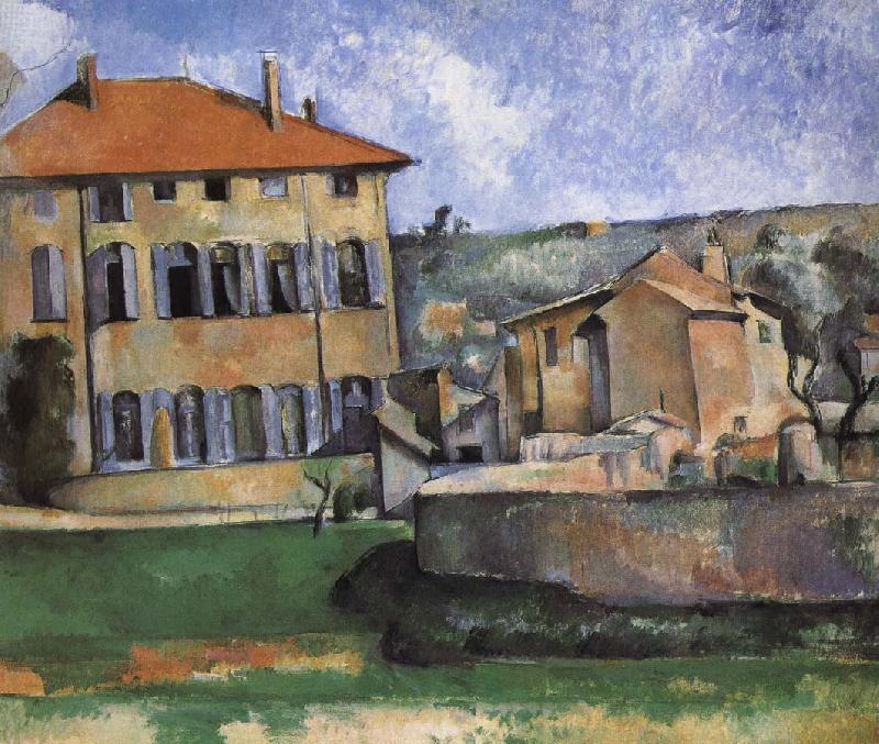 Paul Cezanne farms and housing oil painting image